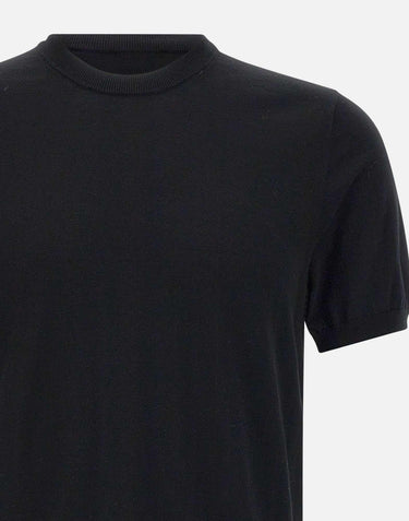Maglia in crepe di cotone DK87003 NERO DIKTAT 
