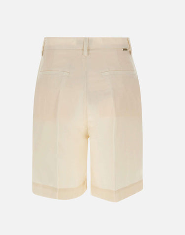 Shorts in misto lyocell e lino CFWWSH2005 FRUT30438743 WOOLRICH 