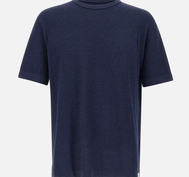 T-shirt "Flak" in tricot cotone e nylon effetto spugna PEU5519 99012254209 PEUTEREY 