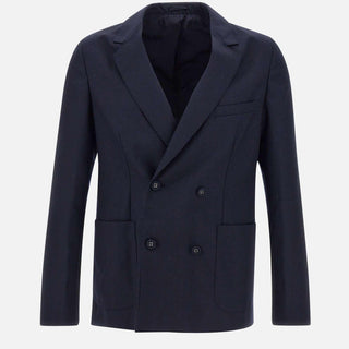 Blazer "Leon"  in lana W24MTLG421 NAVY OFFICINE GENERALE 