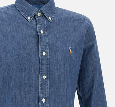 Camicia "Core replen" in denim di cotone 710792043 001 POLO RALPH LAUREN 