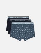 Set tre pack boxer in cotone stretch EM000370 AF20669MB148 EMPORIO ARMANI 