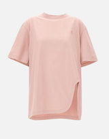 T-Shirt con spacco sagomato 260WCT00350 JJJ025PC093 THE ATTICO 