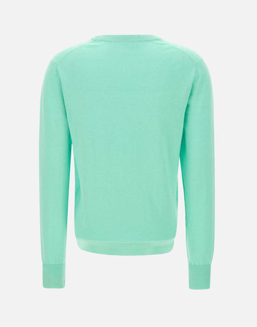 Maglia in lana e cotone K44201 94 SUN68 