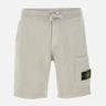 Bermuda in felpa di cotone biologico 6200011S0051 V0061 STONE ISLAND 