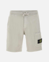 Bermuda in felpa di cotone biologico 6200011S0051 V0061 STONE ISLAND 