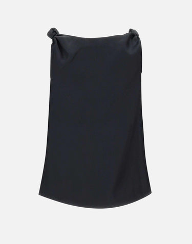 Top "Remy"  in seta REMY BLACK LOULOU STUDIO 