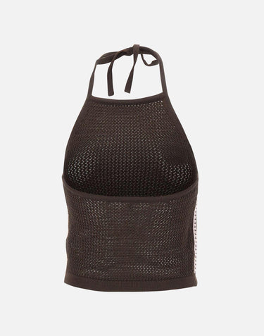 Top in maglia uncinetto KC6484 AUCO ADIDAS 