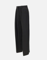 "Satin tailored trousers" 1425WTR002857J BLACK VICTORIA BECKHAM 