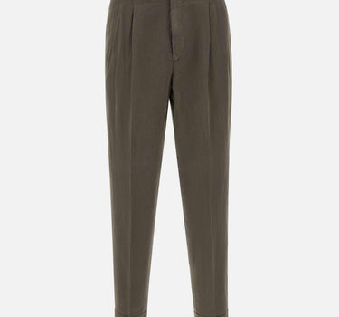 Pantaloni in misto cotone e lino COZTCLZB0CL1 SD61Y177 PT TORINO 