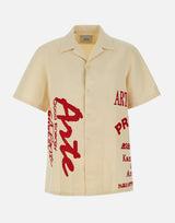 "Red print shirt" 024S CREAM ARTE ANTWERP 