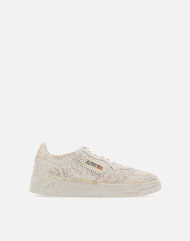 "Crystal Medalist Suede Strass NA01" AULW NA01 AUTRY 