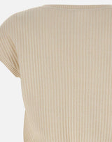 Maglia smanicata in cotone M81MAGM33 MAG0M02300 ELEVENTY 