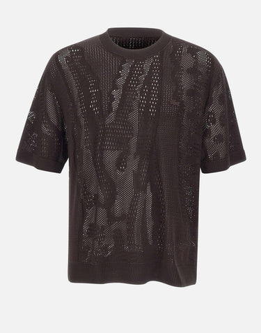Maglia a maniche corte relaxed fit AH0797 3LA LACOSTE 