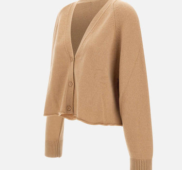 Cardigan cropped in misto lana e cashmere F5LAWOCA369 178 LANEUS 