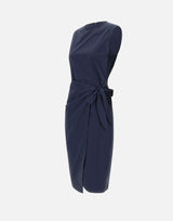 Abito in cotone con nodo SP5LE030 3000 KAOS 