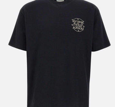 "Le T-shirt slogan tresses" TS259 CO134BLACK DROLE DE MONSIEUR