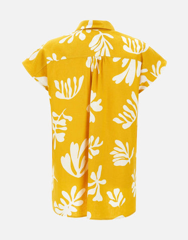 Camicia "Addotto" in lino e viscosa 2513111142200 003 MARELLA 