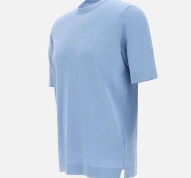 T-shirt in crepe di cotone TS0MC CR14R811 FILIPPO DE LAURENTIIS 