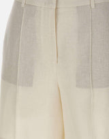 Shorts in misto lino con lurex M80BERI05 TES0M06800 ELEVENTY 