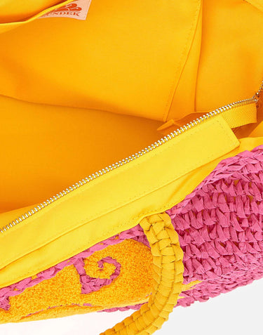 "Wina straw bag" AW029ABPA100 A7000 SUNDEK 