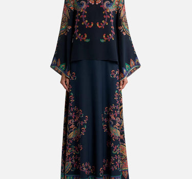 Blusa in seta con stampa paisley floreale WRJA0162 AKG23X0883 ETRO 