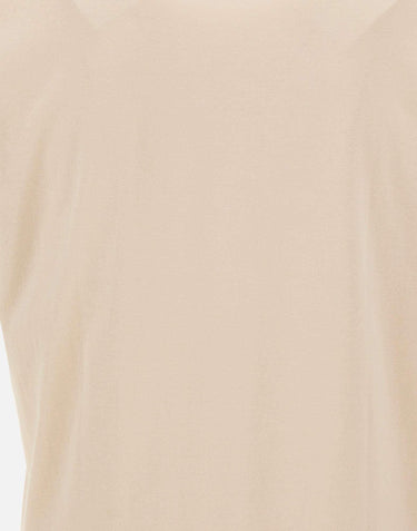 T-shirt in cotone con profili doppiati 60123 73710008 GRAN SASSO 