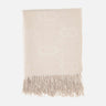Poncho con logo e frange 2F5034T0300 30003 LIU-JO 