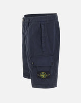 Bermuda in twill di cotone biologico stretch L100019S0A10 V0020 STONE ISLAND 