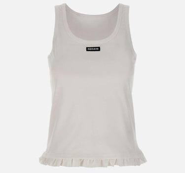 Canotta con orlo arricciato 115281 400 ROTATE BIRGER CHRISTENSEN 