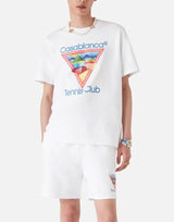 "Tennis club printed t-shirt" MPF25JTS001 01 CASABLANCA 