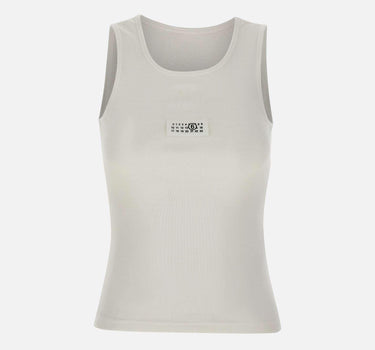 Canotta a costine in jersey S52NL0075 M20054101 MM6 MAISON MARGIELA 