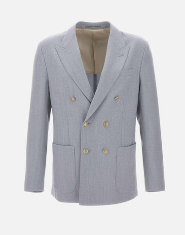 Blazer in lana L70GIAA06 TES0L06508 ELEVENTY 