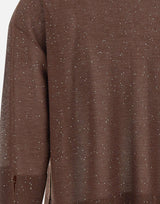 Maglia con bottoni e micro paillettes 390261 833 KANGRA 