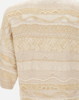 Camicia in maglia jacquard "Laneus" S5LAMAPO003 00231 LANEUS 