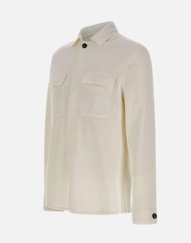 Giacca in misto lino e cotone M75GIAK08 TES0M02201 ELEVENTY 