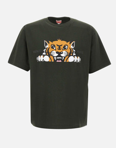 "Happy tiger t-shirt" FF65TS4514SG 51 KENZO PARIS 