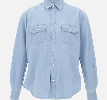 Camicia in misto cotone e lino M75CAMM03 TES0M13108 ELEVENTY 