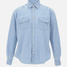 Camicia in misto cotone e lino M75CAMM03 TES0M13108 ELEVENTY 