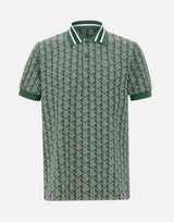 Polo in jacquard con monogramma DH1417 D1R LACOSTE 