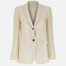 Blazer in lino gessato 2616041012600 001 MAX MARA STUDIO 
