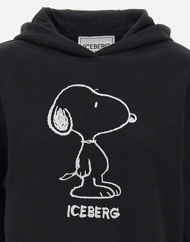 Felpa in cotone E1216332 9000 ICEBERG 