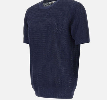 T-shirt in filato di cotone e viscosa 100221 043 KANGRA 