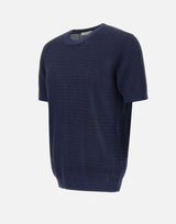 T-shirt in filato di cotone e viscosa 100221 043 KANGRA 