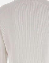 Maglia con spacchi laterali MF5396MS99E 10701 LIU-JO 