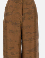 Pantalone in seta stampata 2616131101600 004 MAX MARA STUDIO 