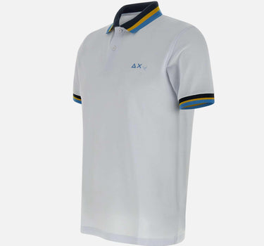 "Polo collar multistripes" A35117 01 SUN68 