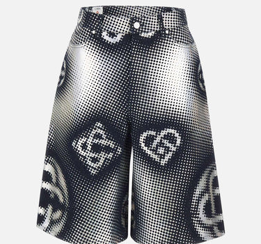 Shorts "Pearlescent monogram denim" MSS26TR425 01 CASABLANCA 