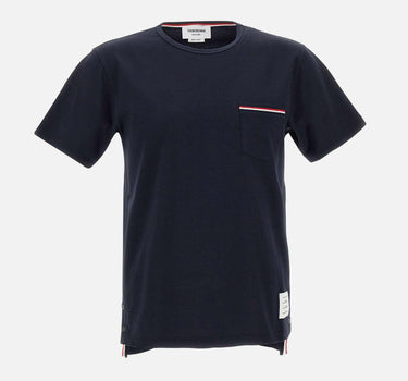 T-Shirt "SS Pocket Tee" in cotone MJS010A 01454415 THOM BROWNE 