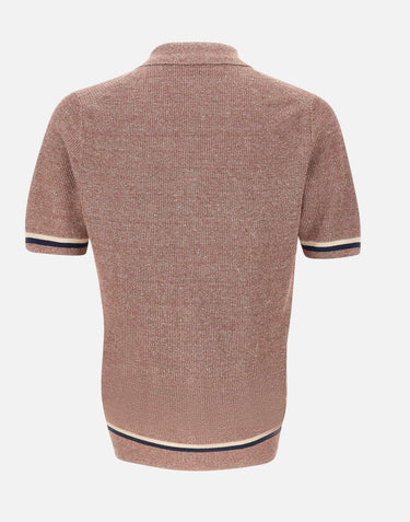 Camicia in maglia di lino e cotone 57194 18671168 GRAN SASSO 